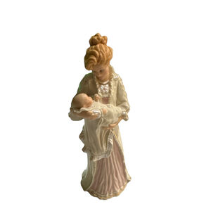 Lenox Sandra Kuck God's Gift Porcelain Figurine Hand Painted Mom & Baby